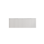 Vienna 1200mm Matt White Wall Hung Fluted Vanity (Single Bowl)