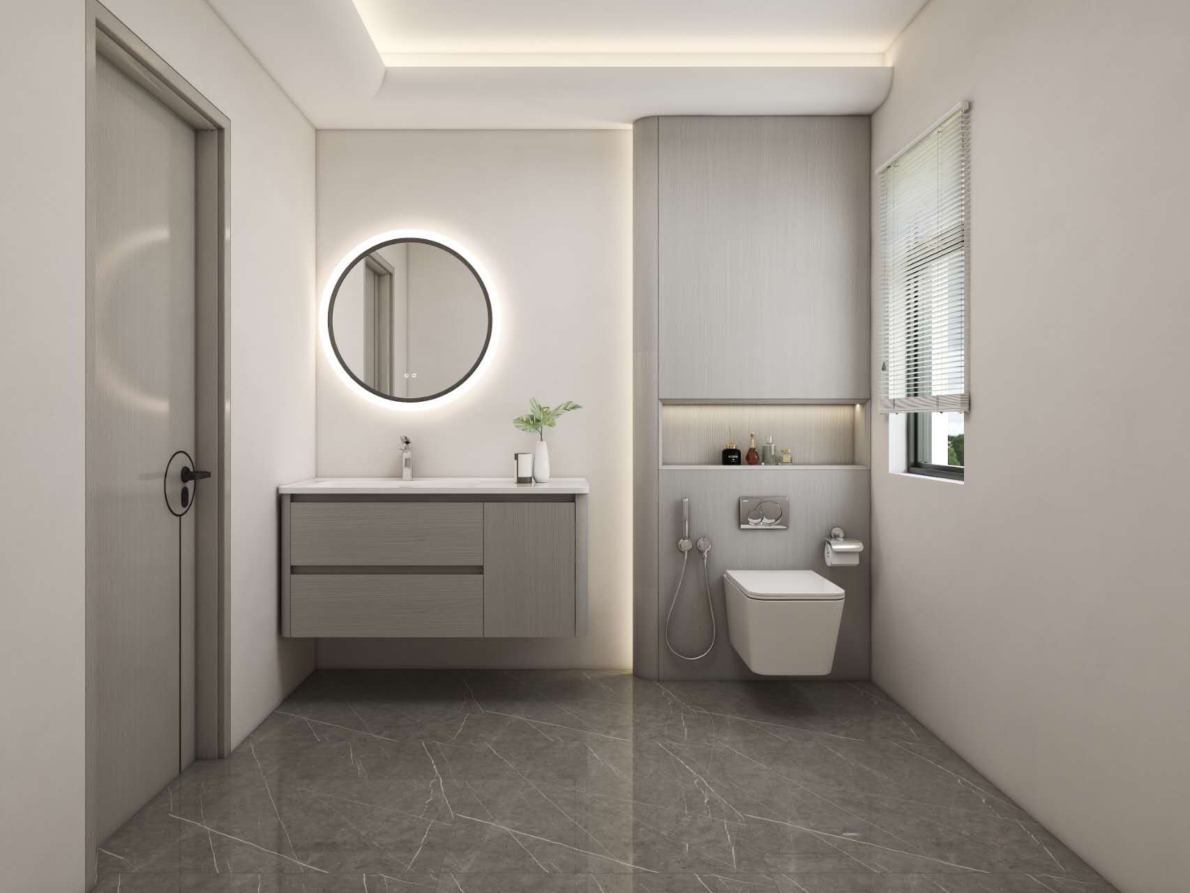 KLD Lotto Casa KLD Pro Wall Hung Vanity Set - Image 1
